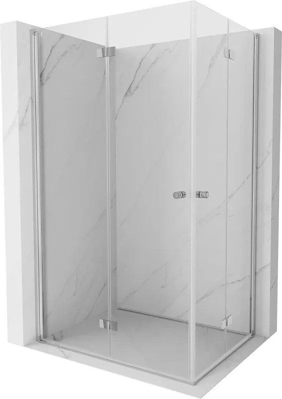 Mexen Mist-F Duo cabină de duș pliabilă stânga 115 x 70 cm, transparentă, crom - 8A6-115L-070P-01-00
