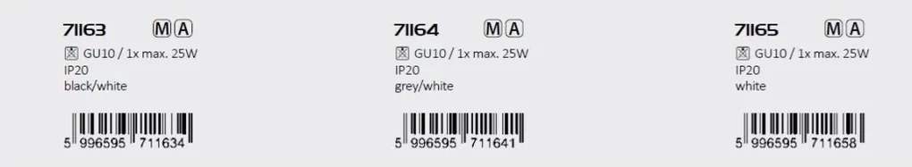 Spot aplicat tavan Kobald alb