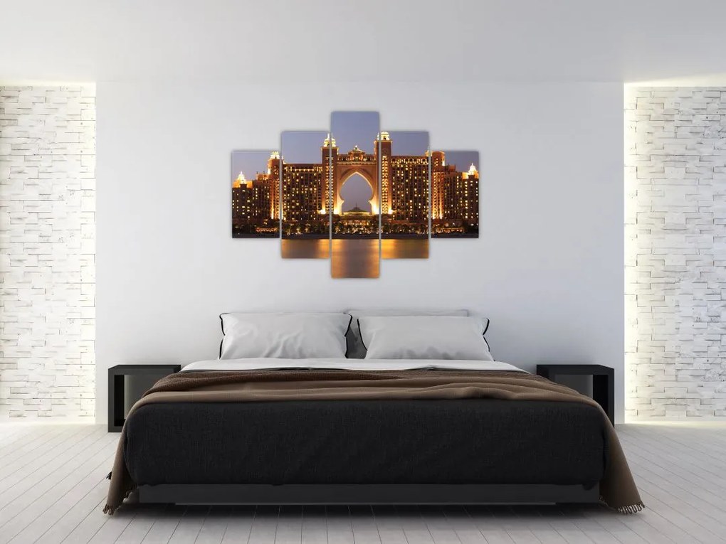 Tablou construcției în Dubai (150x105 cm)