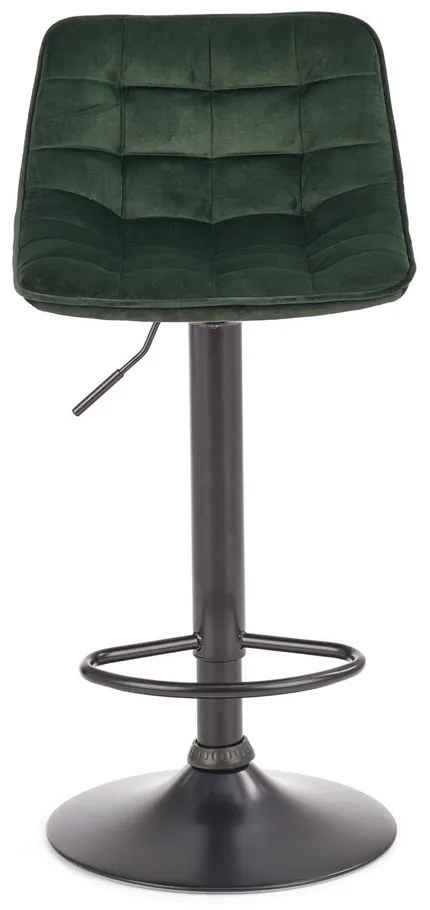 Scaun de bar Kinsley, verde/negru