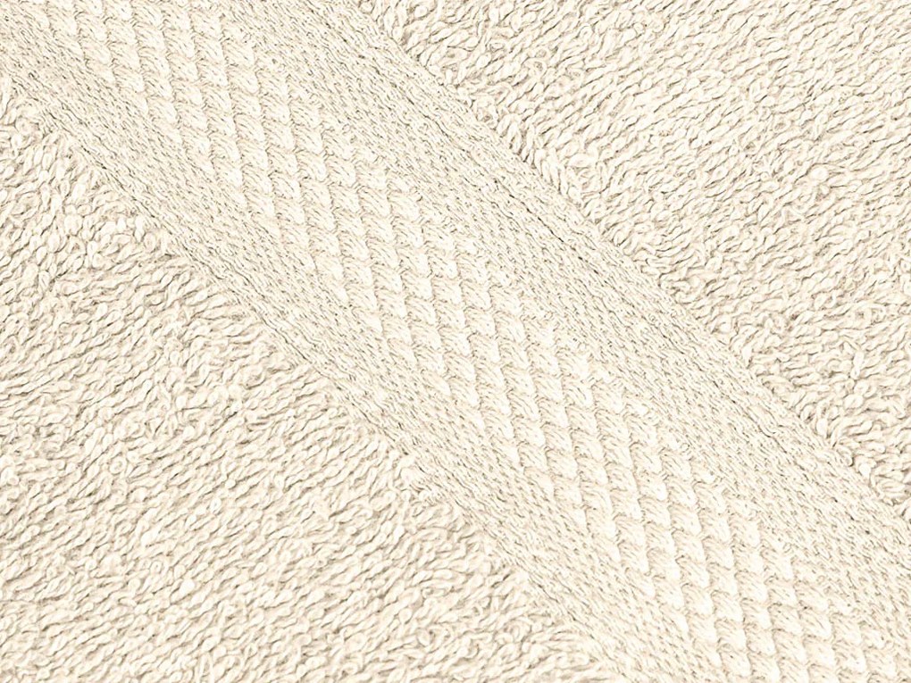 Prosop CLARYSSE ELEGANCE 60x110 cm crem, 100% bumbac