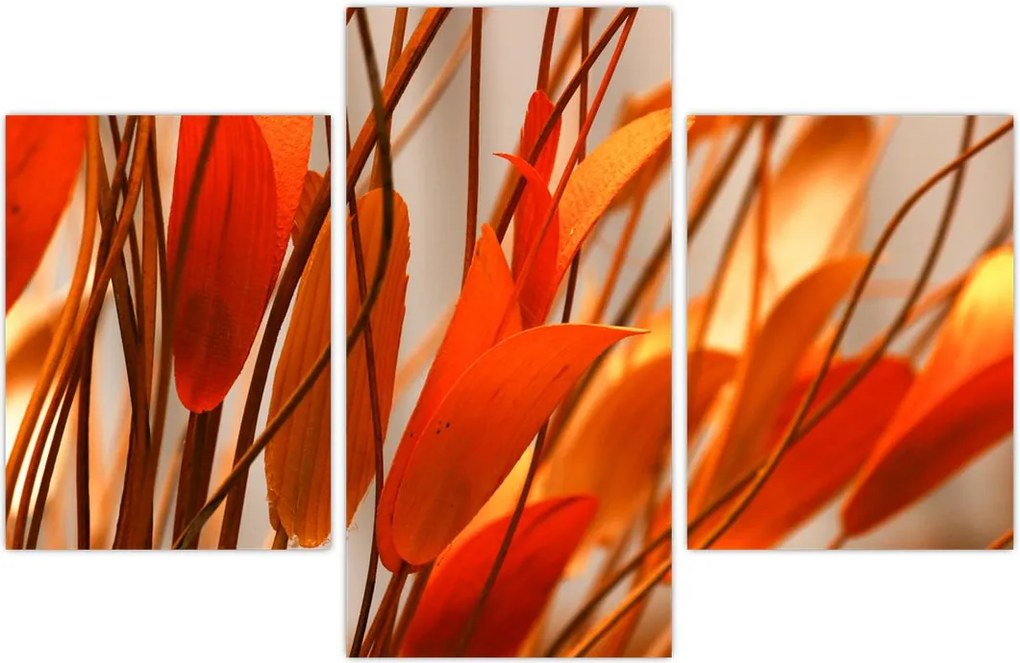 Tablou - Frunze înflorite (90x60 cm)