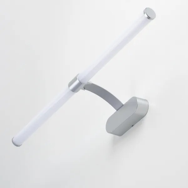 Brilagi TUBEO Iluminare LED pentru oglindă de baie, 8 W, 230 V, 60 cm, IP44, argintiu