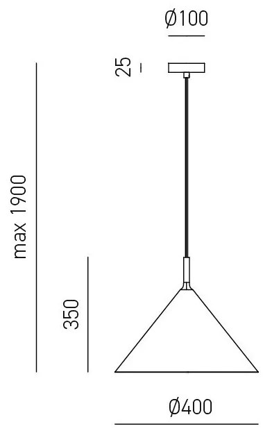 Pendul, Lustra din aluminiu BARBIE alb, negru, alama sau cupru