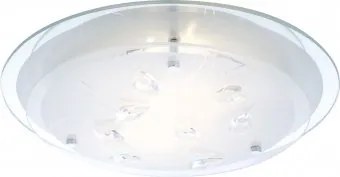 Plafoniera moderna cristal 2 becuri E27 Brenda 40409-2 Globo
