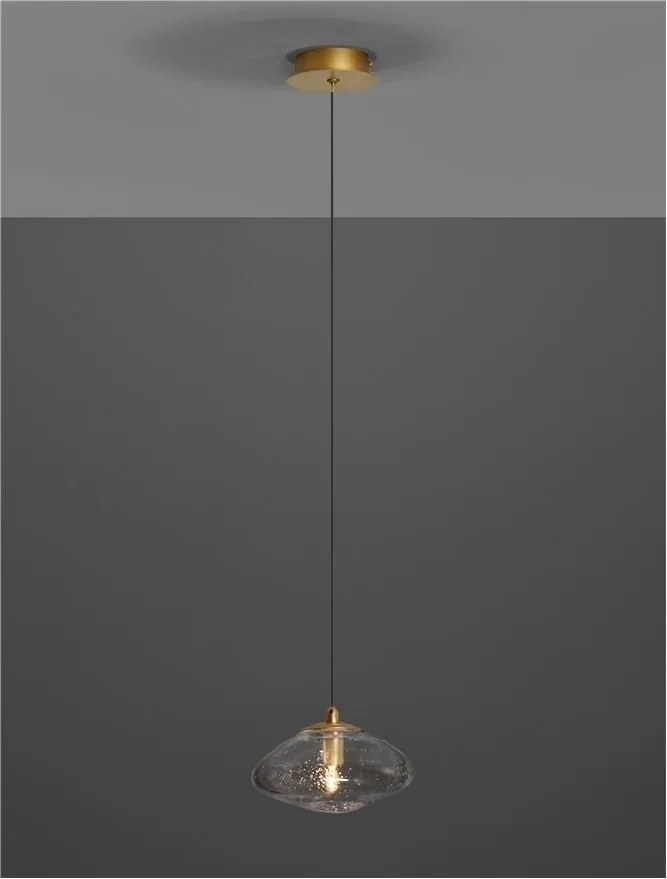 Pendul modern design decorativ KING auriu D-16cm