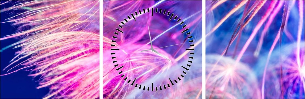 Tablou - Macro (cu ceas) (90x30 cm)