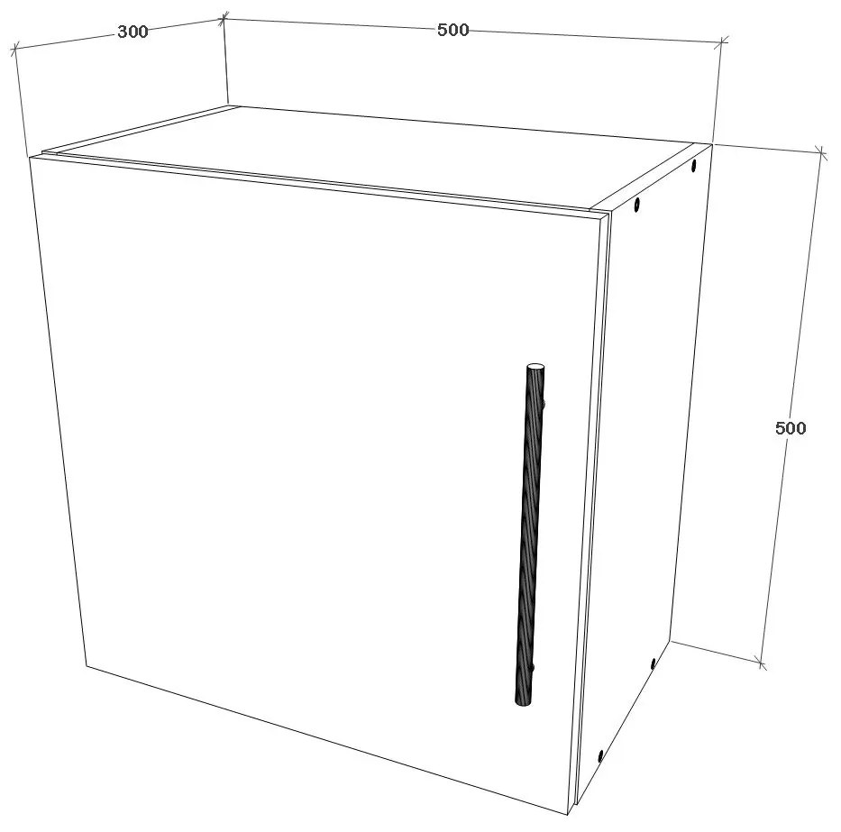 Cub haaus Kos/Haga, O Usa, Antracit, 50 x 30 x 50 cm