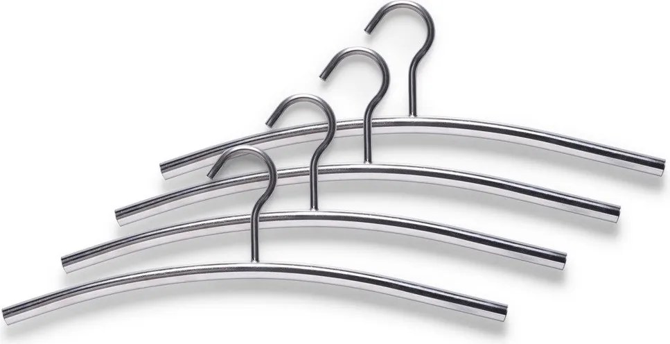 Set umerase Zeller, 4 bucati, Otel inoxidabil, Argintiu