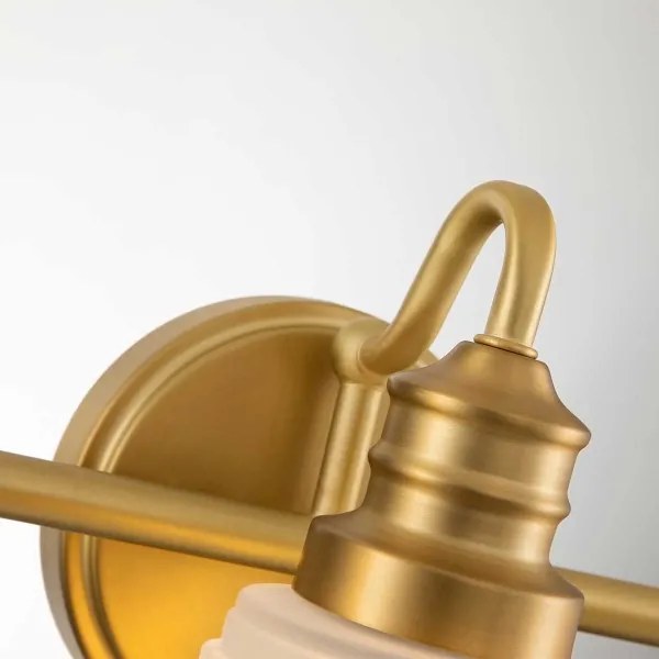 Quoizel QZ-SWELL3-BB-BATH-LED Aplica de perete pentru baie SWELL 3xG9/3W/230V IP44 auriu