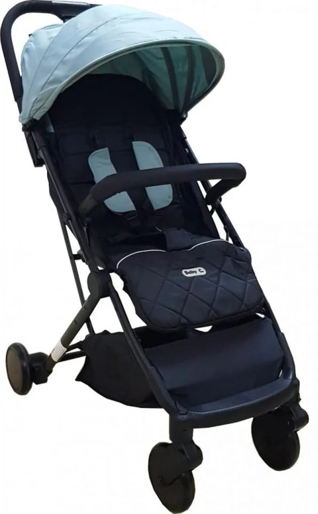 Carucior sport ultracompact pentru copii Baby Care™ PRO S108, Transformabil in troller, Spatar reglabil in 3 trepte, Roti cu rulment, Frana