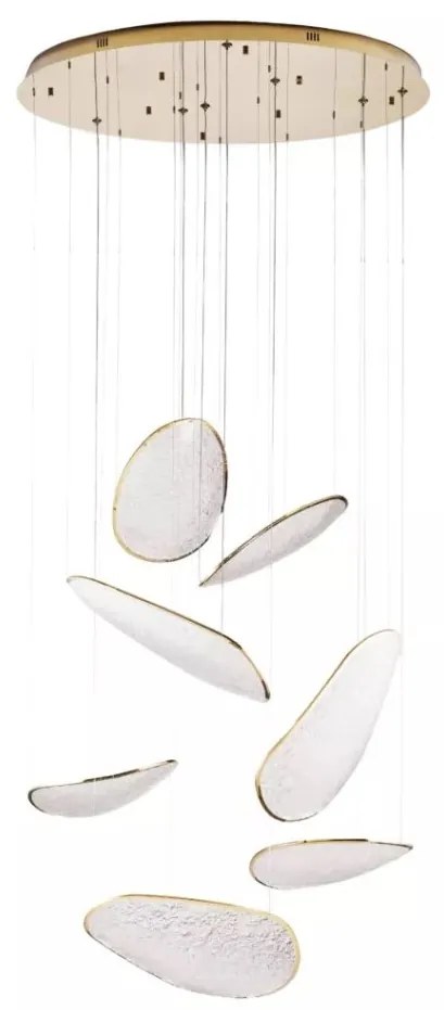 Lustra casa scarii lumina decorativa LED Empire 121W auriu