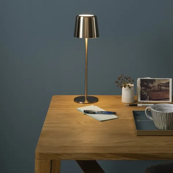 Lampă LED tactilă dimabilă de exterior Brilliant XAANA LED/4W/5V IP44 auriu