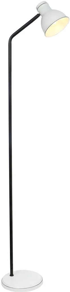 Lampadar Zumba, Candellux, 35 x 142 cm, 1 x E27, 40W, alb/negru