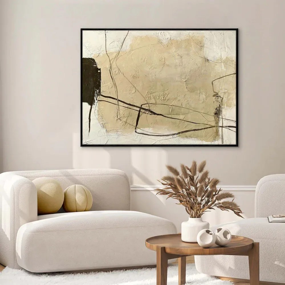 Tablou pictat manual 120x90 cm Cloudline – Malerifabrikken