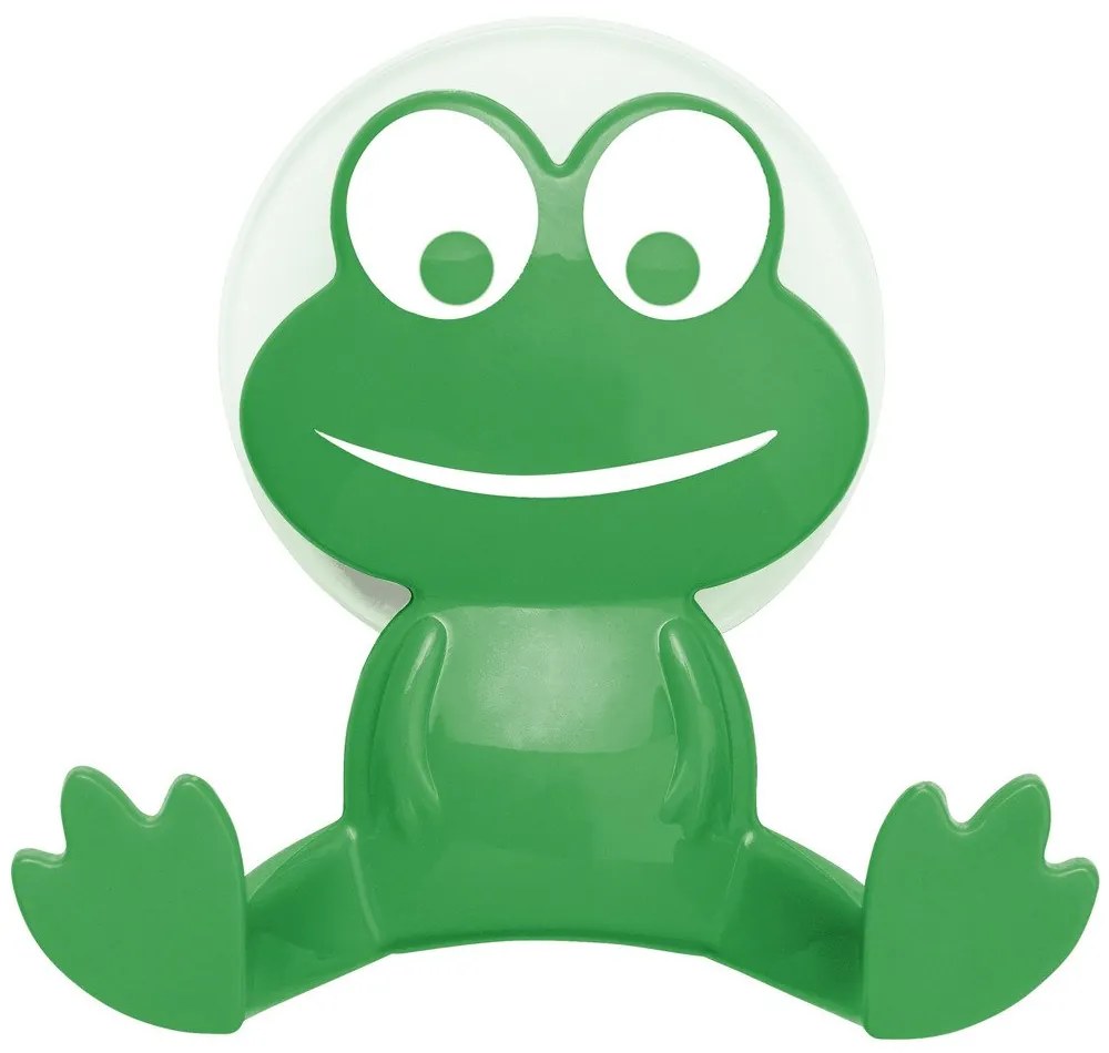 Suport prosoape Frog, Verde, 10,4x9 cm, Wenko