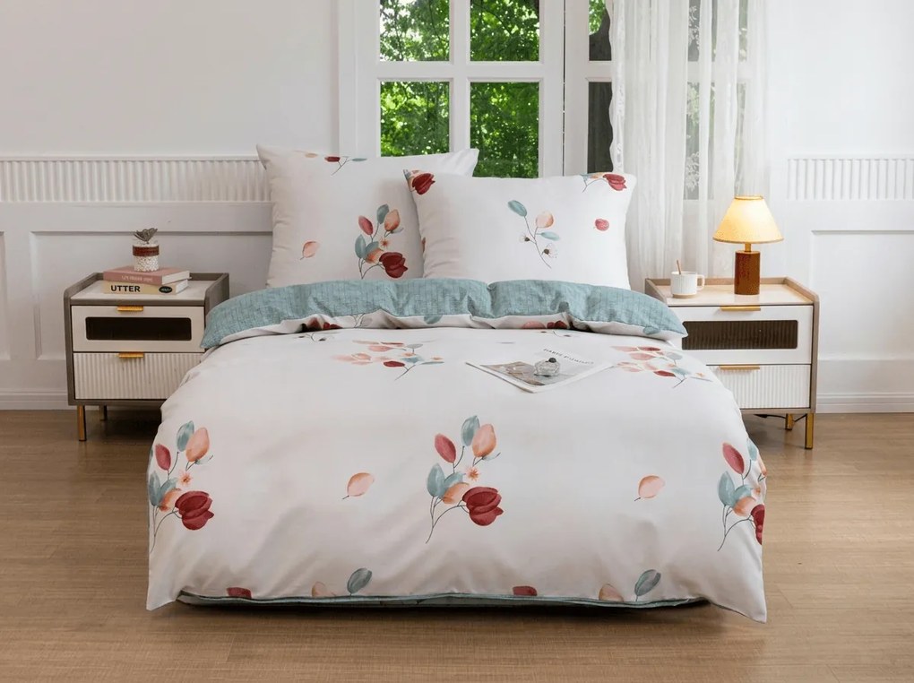 Lenjerie de pat din microfibra flanelata RUBY GARDEN colorata Dimensiune lenjerie de pat: 70 x 90 cm | 140 x 200 cm