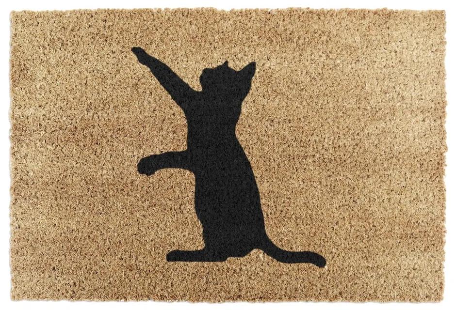 Covoraș de intrare din fibre de nucă de cocos 40x60 cm Cat – Artsy Doormats