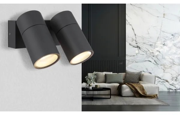 Spot de perete Globo 3209-2 PIPER 2xGU10/35W/230V