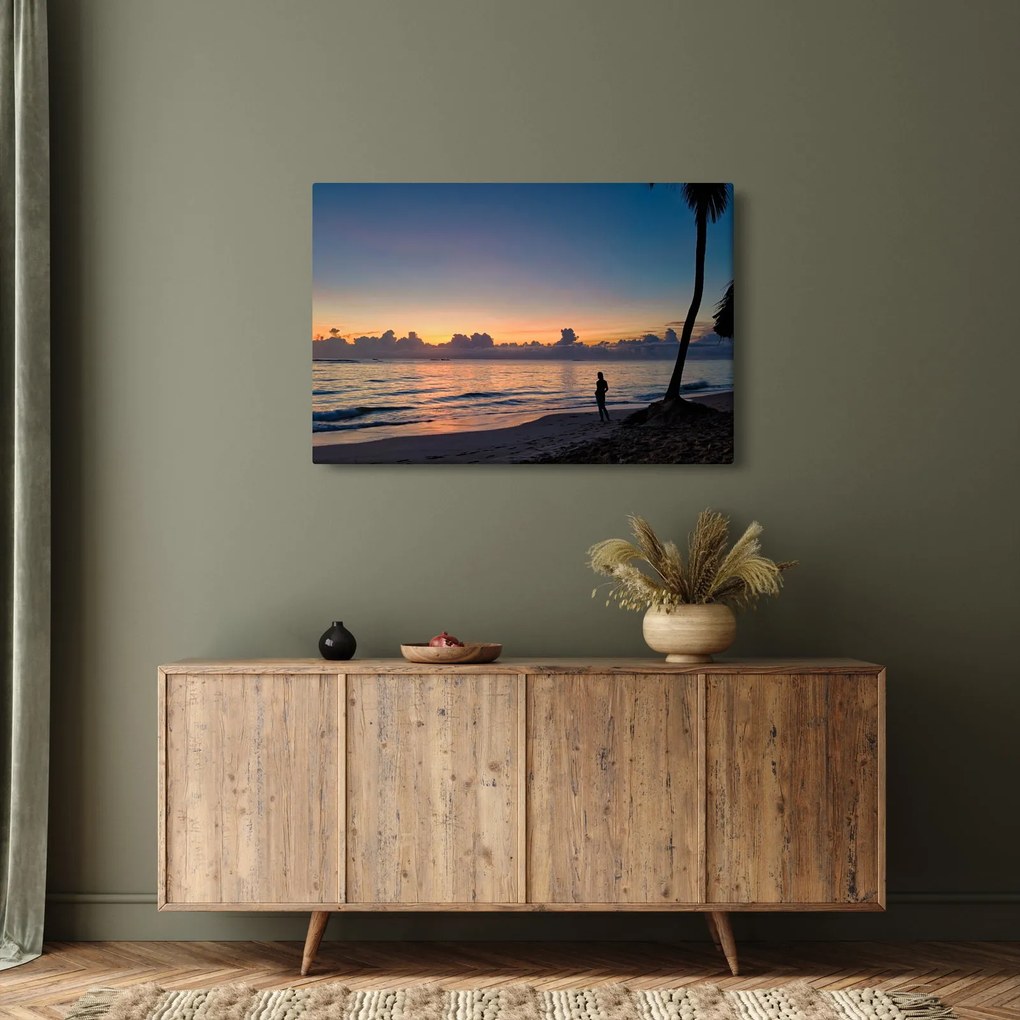 Tablou femeii pe plajă (90x60 cm)