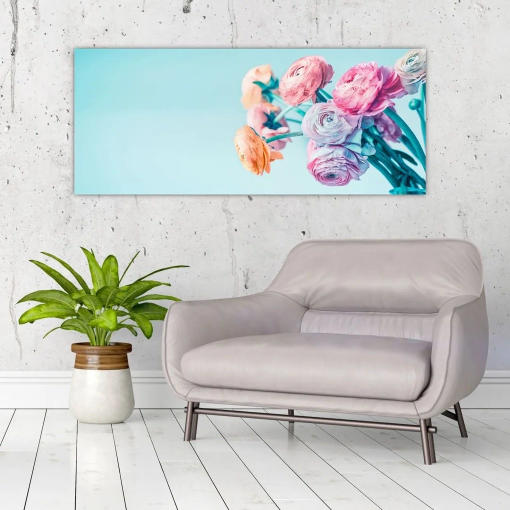 Tablou - Flori în vază (120x50 cm)