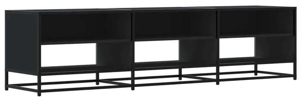 3300805 vidaXL Comodă TV, negru, 180x40x46 cm, lemn prelucrat