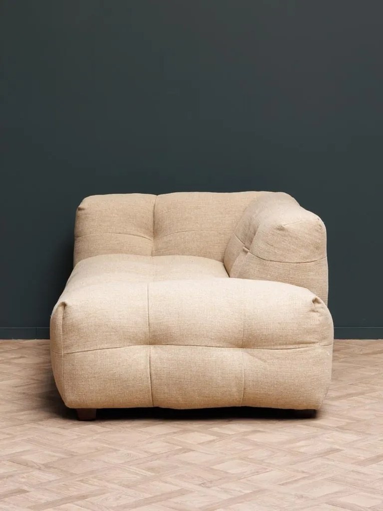 Sofa tip daybed din stofă, bej, 168×103×75 cm, " Médard"