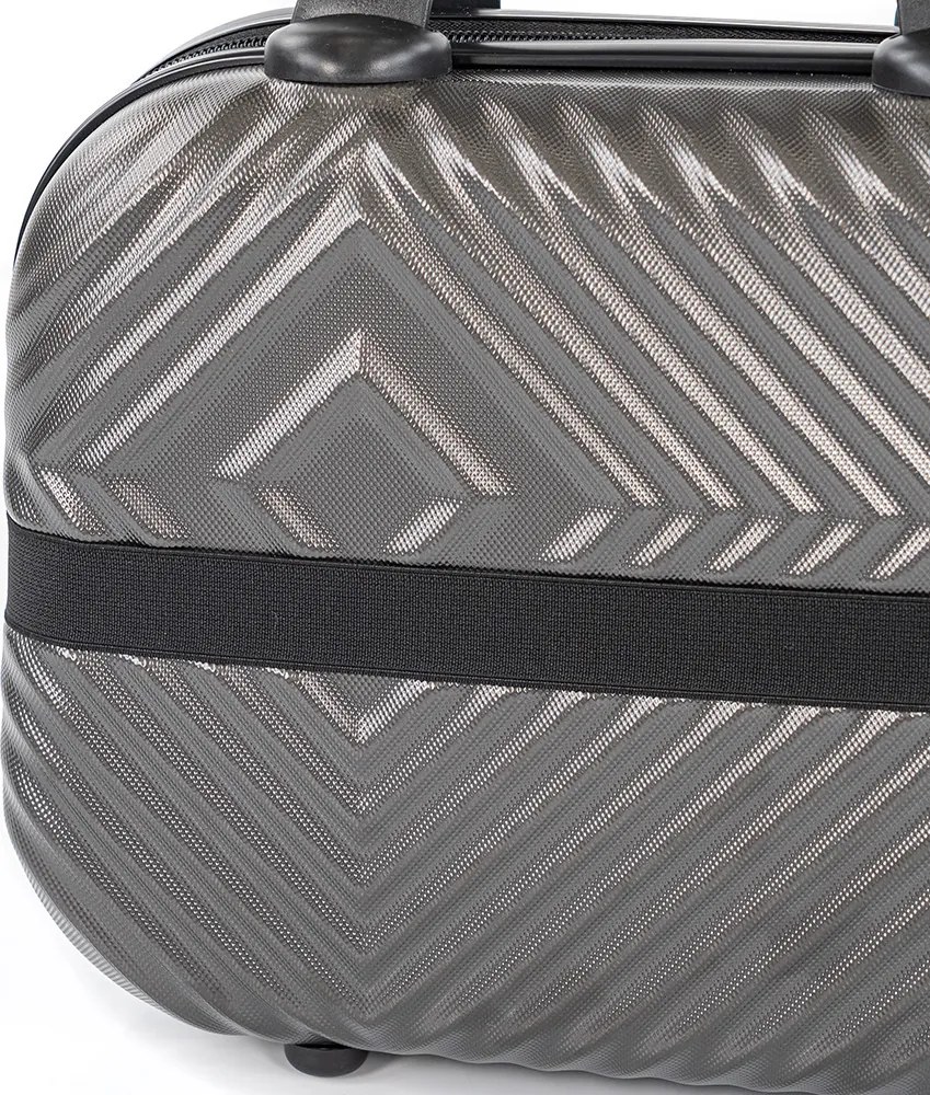 TraveLux Pro valiză manuală cu capac dur 28x36x16 cm aur roz