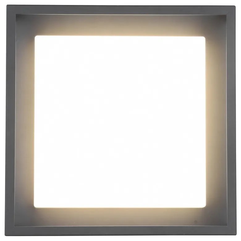 Corp de iluminat pentru exterior LED de perete (înălțime 10 cm) Witham – Trio