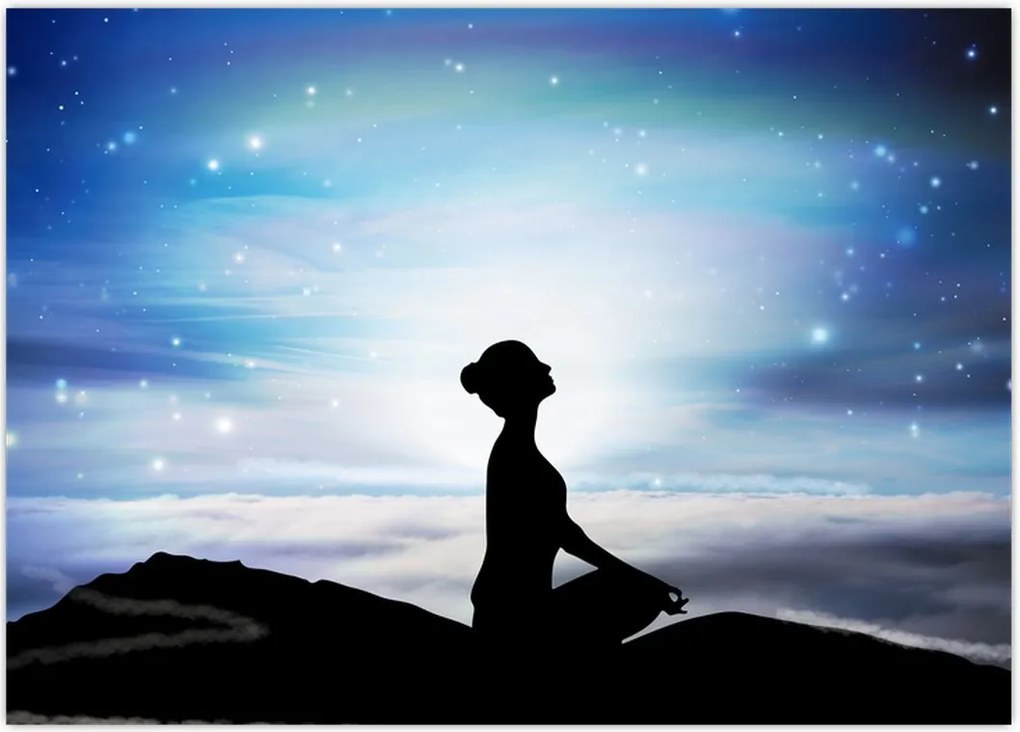 Tablou - Femaia meditând (70x50 cm)