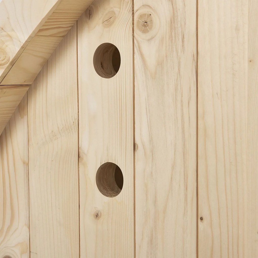 Vonkajšia sudová sauna Spitzbergen L dĺžka 190 cm priemer 190 cm (6 kW)
