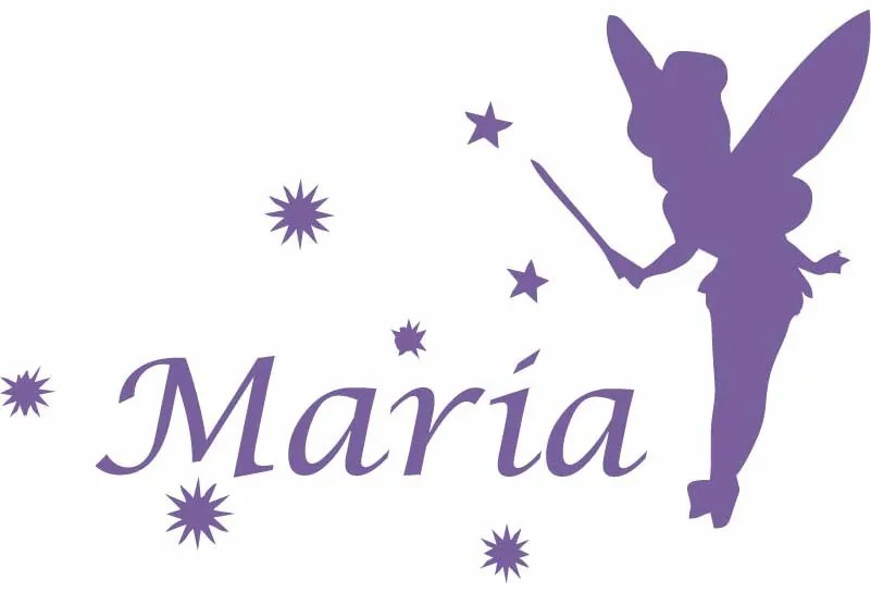 Sticker perete personalizat My Name Girl 3