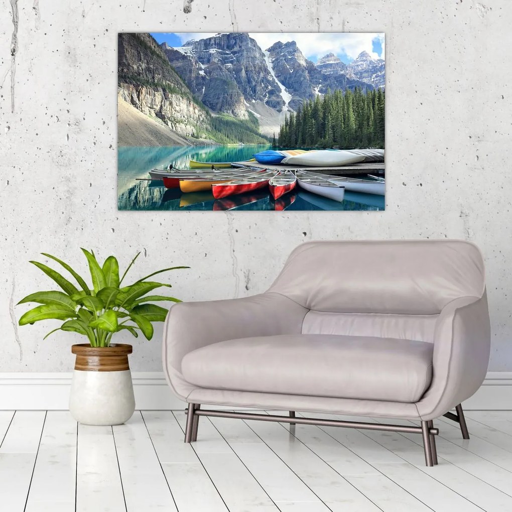 Tablou - Moraine Lake (90x60 cm)