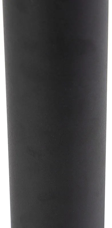 Lampă modernă pentru exterior neagră 40 cm IP44 cu LED - Roxy