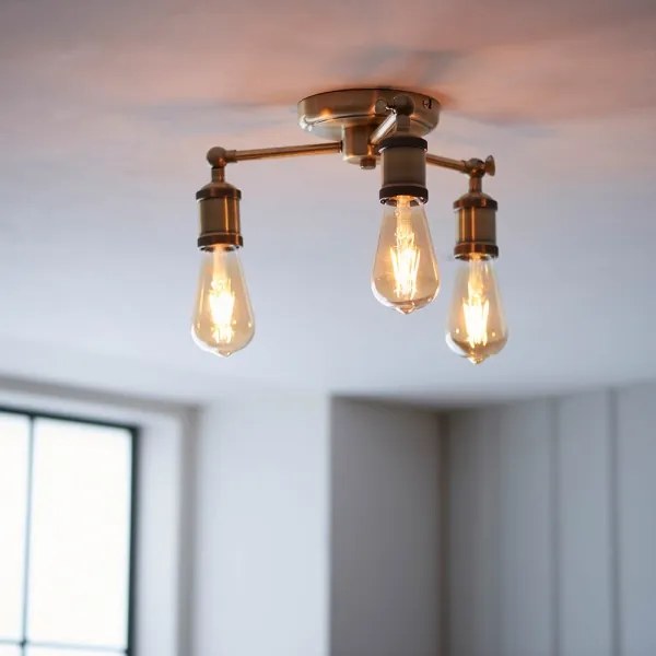 Spot Endon 97243 HAL 3xE27/10W/230V alamă