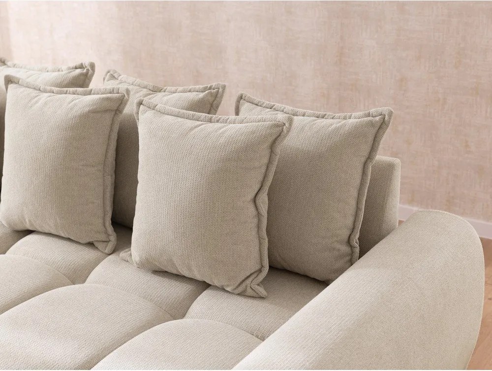 Colțar bej (cu colț pe partea dreaptă/cu șezlong) Albane – Ropez