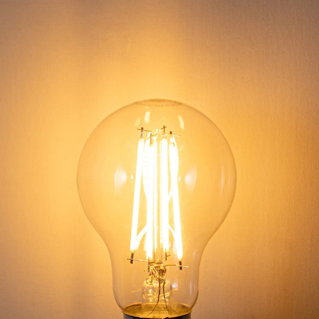 Set de 5 becuri LED E27 dimabile A60 6W 700 lm 2200K