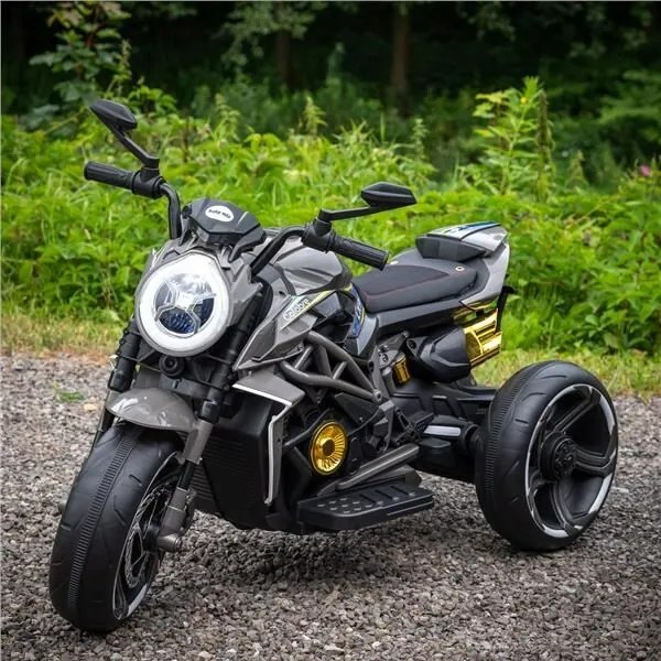 Motocicletă electrică Baby Mix Calabre, negru