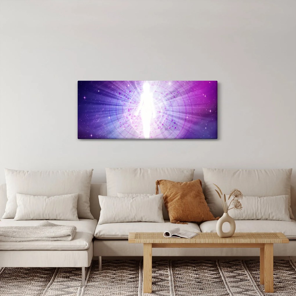 Tablou abstract - Femeie (120x50 cm)