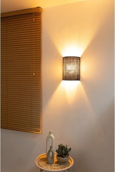 Brilagi - Aplică de perete LED BOHO STYLE 1xE27/15W/230V maro
