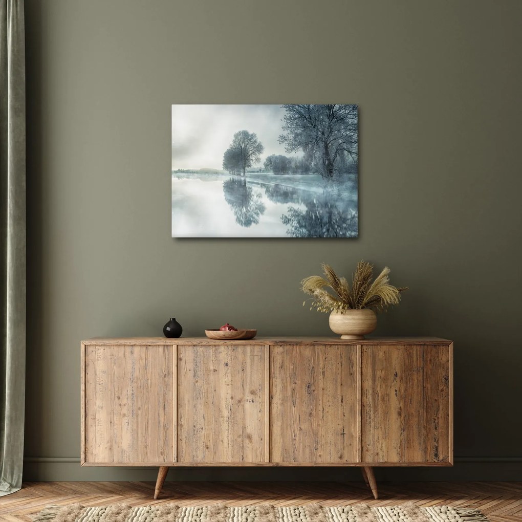 Tablou cu natura iarna (70x50 cm)