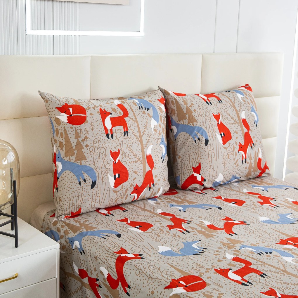 Lenjerie de pat din microfibra RED FOX maro Dimensiune lenjerie de pat: 70 x 90 cm | 140 x 200 cm