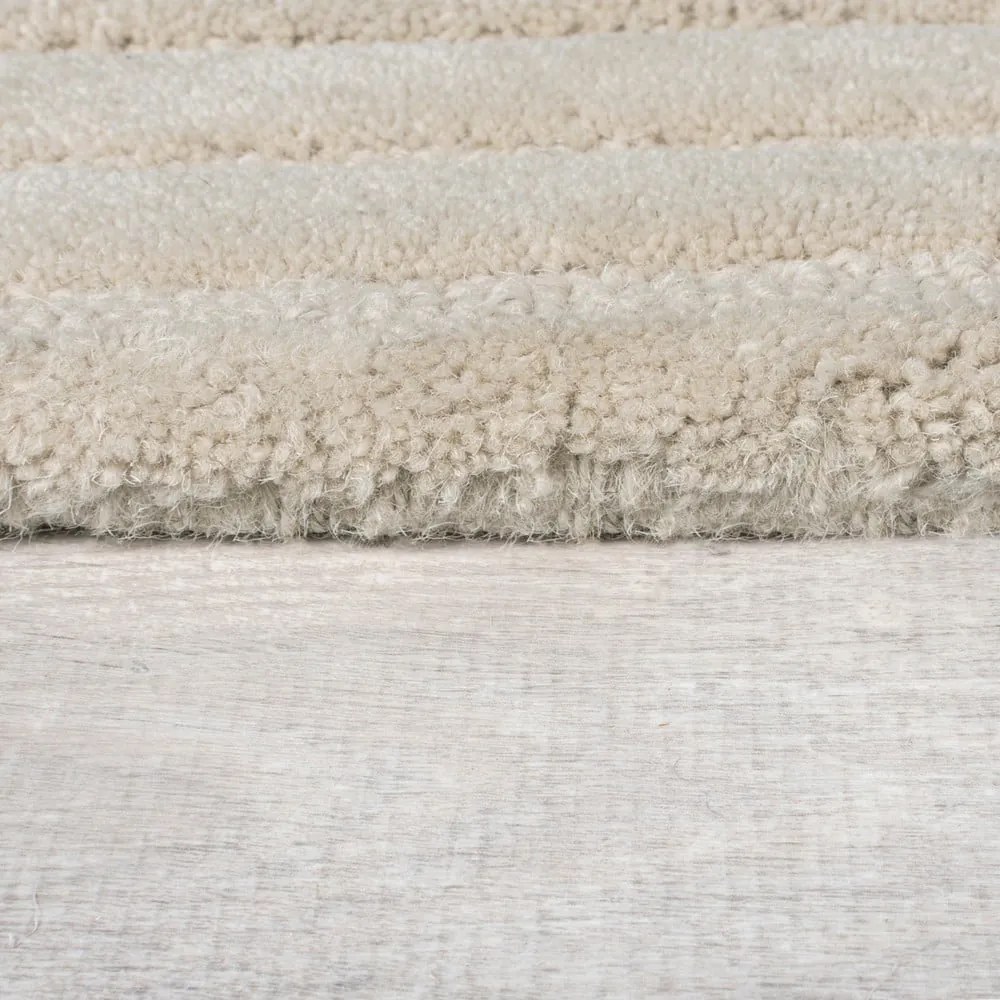 Covor tip traversă crem țesut manual din lână 60x230 cm Mesmerise Natural – Flair Rugs