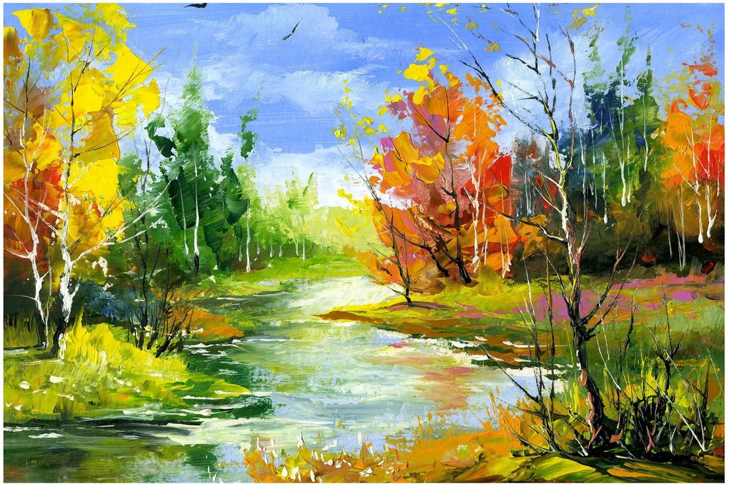 Tablou - Peisaj - pictură (90x60 cm)