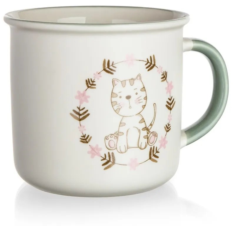 Set de 4 căni din ceramică Banquet  KITTY, 400 ml