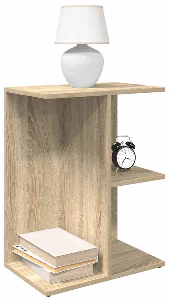 vidaXL Noptiere 2 buc Stejar Sonoma 46,5x29x61 cm Lemn prelucrat