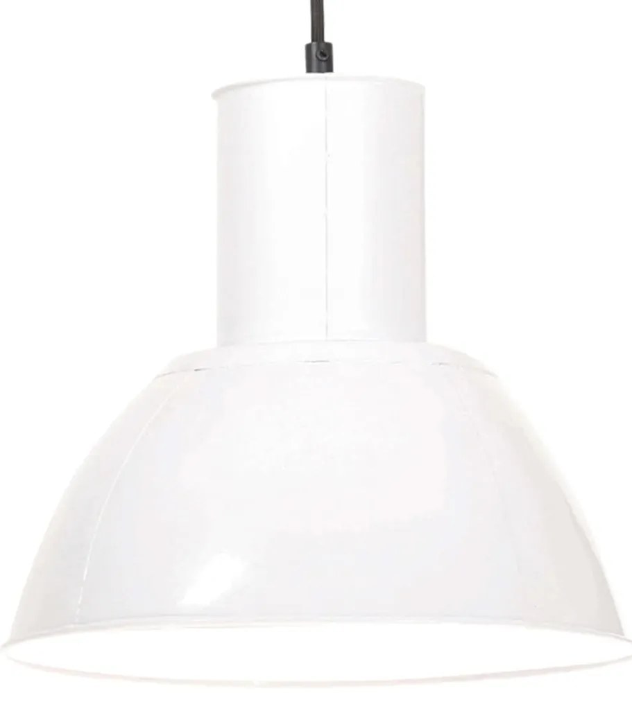 vidaXL Lampă suspendată, 25 W, alb, rotund, 28,5 cm, E27