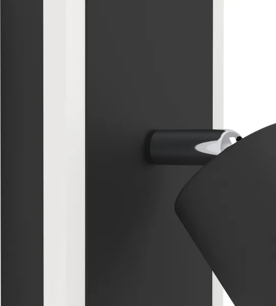 Eglo 901634 - Aplică spot de perete RIMBOCCHI LED/7W/230V, neagră