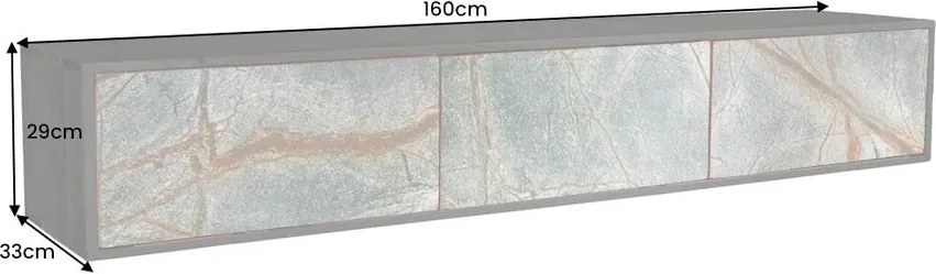 Comoda suspendata design unicat Mountain Soul 160cm