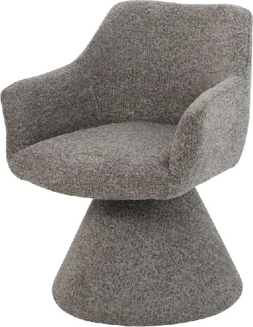 Scaun pivotant AMBIENTO tesatura Chenille maro